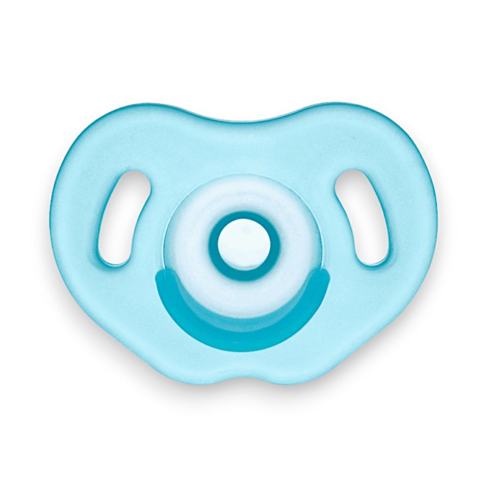 Wee Baby Full Silikon Emzik 0-6 Ay No: 1  - Mavi