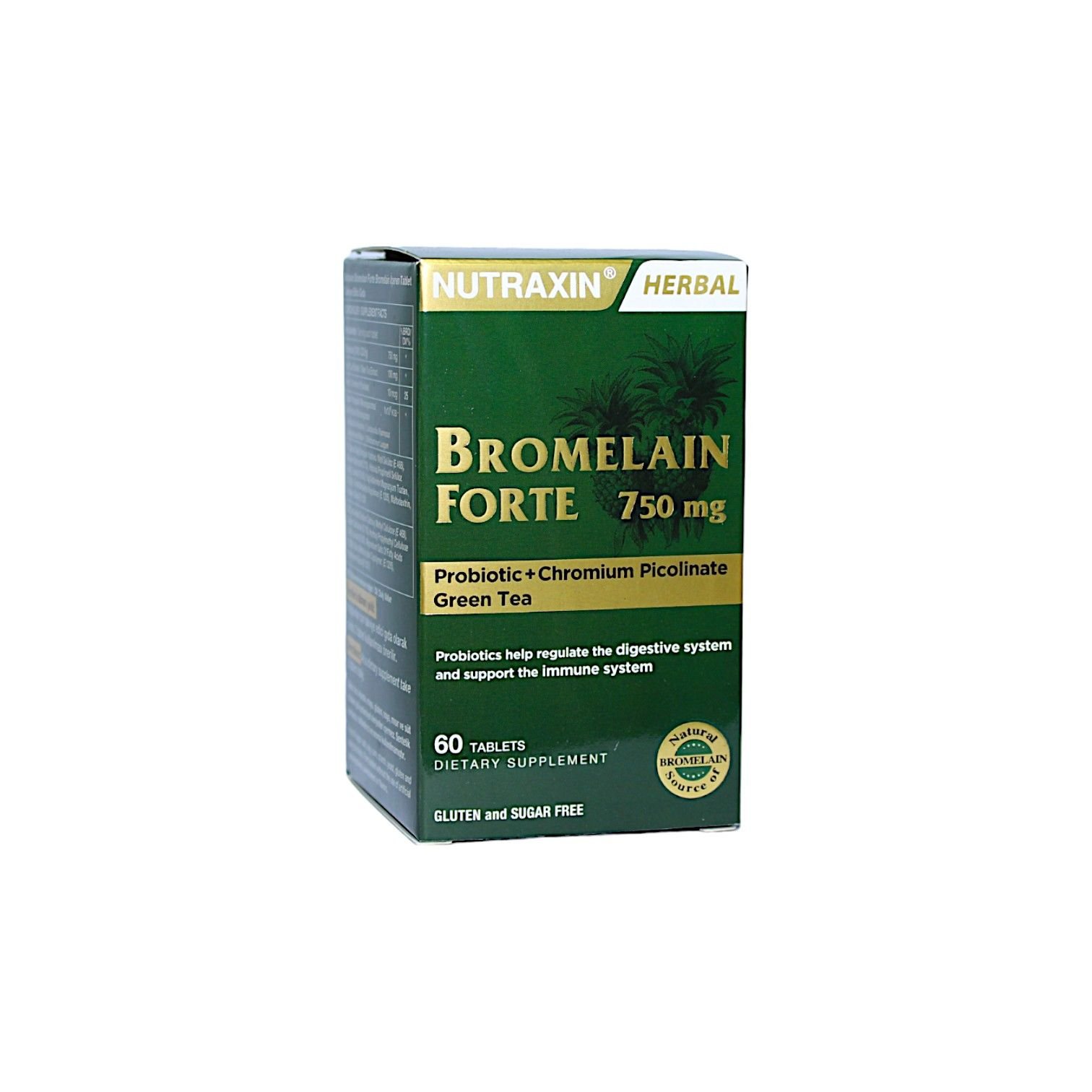 Nutraxin Bromelain Forte 750 mg 60 Tablet