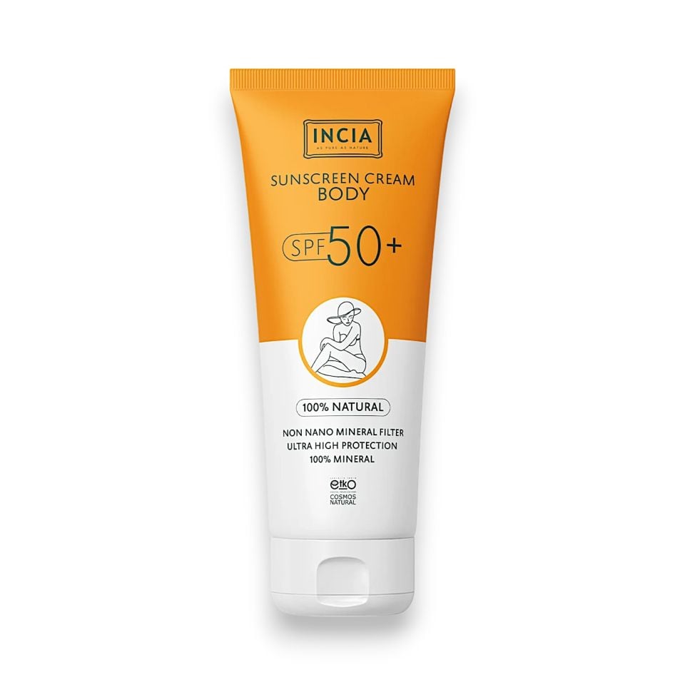 Incia Vücut İçin Doğal Güneş Kremi 50 SPF+ 150 mL