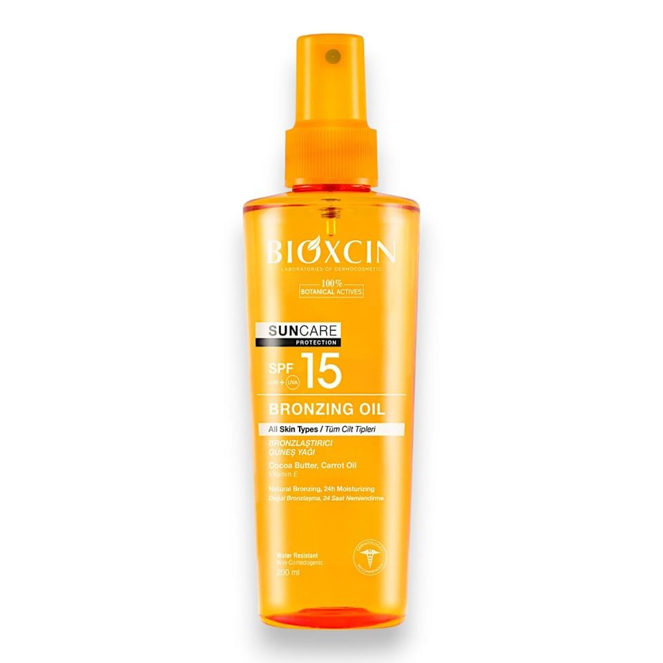 Bioxcin Bronzlaştırıcı Yağ SPF15 200 ml