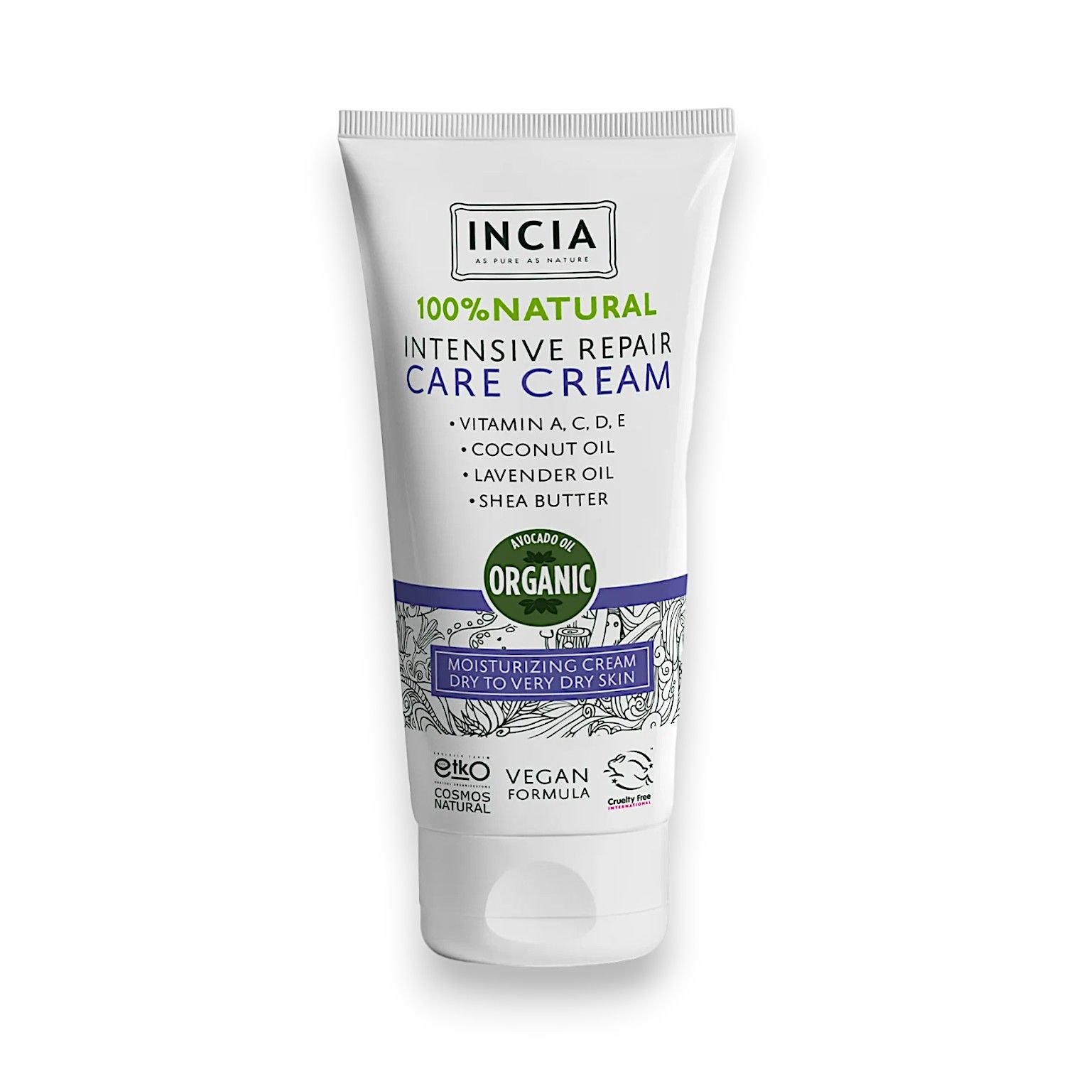 Incia Doğal Yoğun Bakım Kremi 50 ml