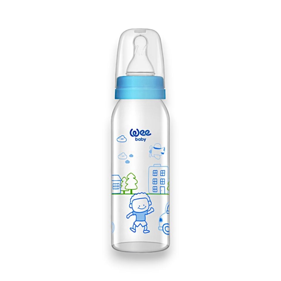 Wee Baby Klasik Cam Biberon 250 ml - Mavi