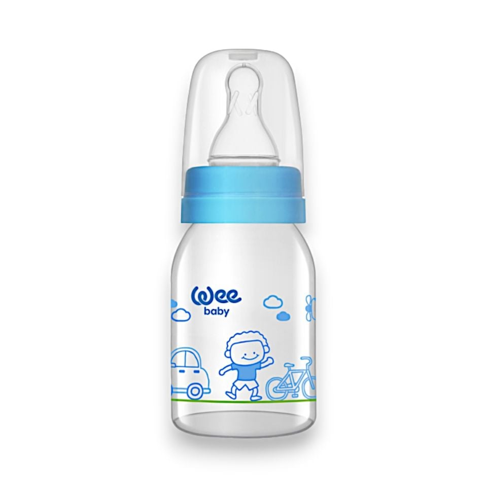 Wee Baby Klasik Cam Biberon 125 ml - Mavi