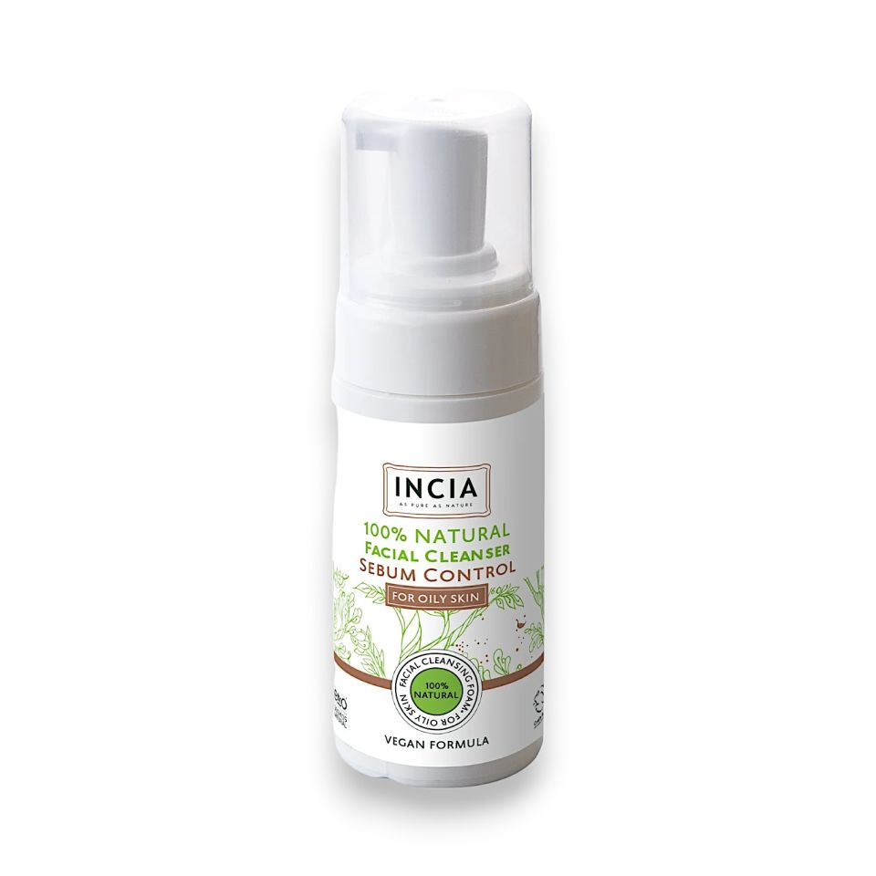Incia Yağlı Ciltler İçin Doğal Yüz Temizleyici 125 ml