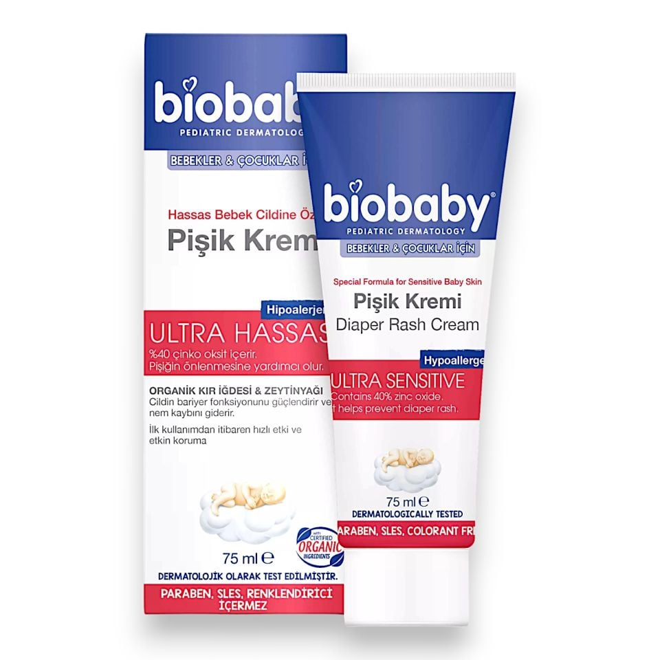 Biobaby Pişik Kremi 75 ml
