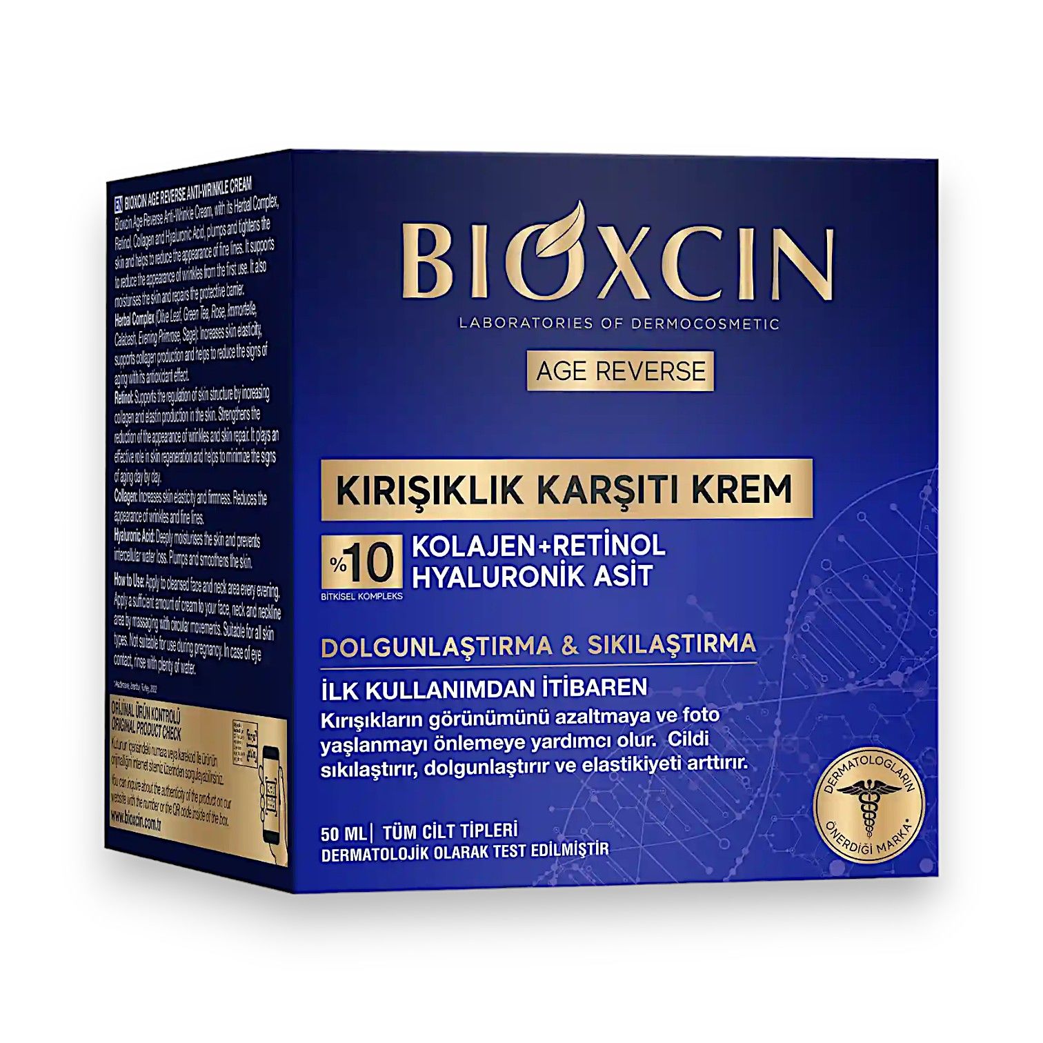 Bioxcin Age Reverse Kırışıklık Karşıtı Krem 50 ml