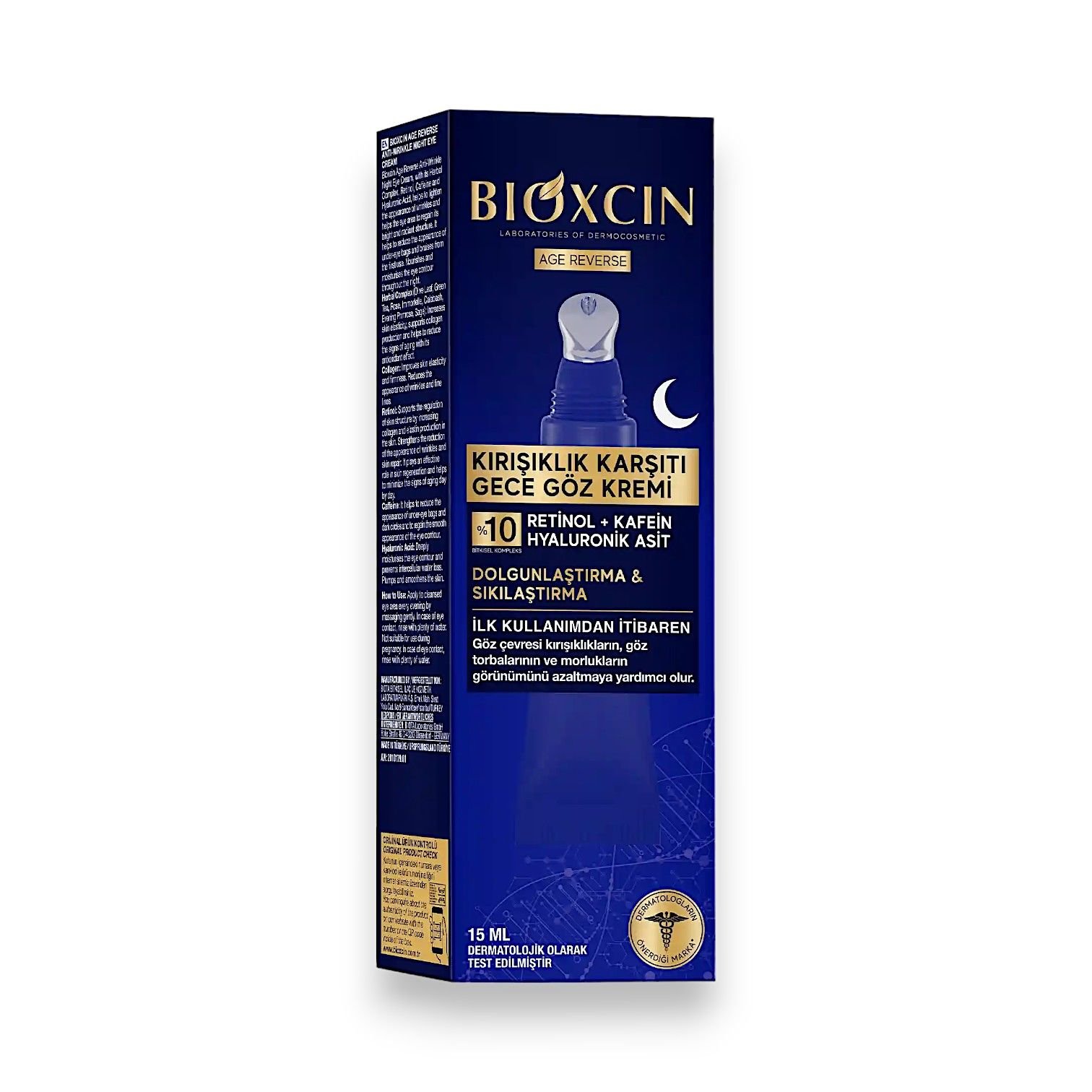 Bioxcin Age Reverse Kırışıklık Karşıtı Gece Göz Kremi 15 ml