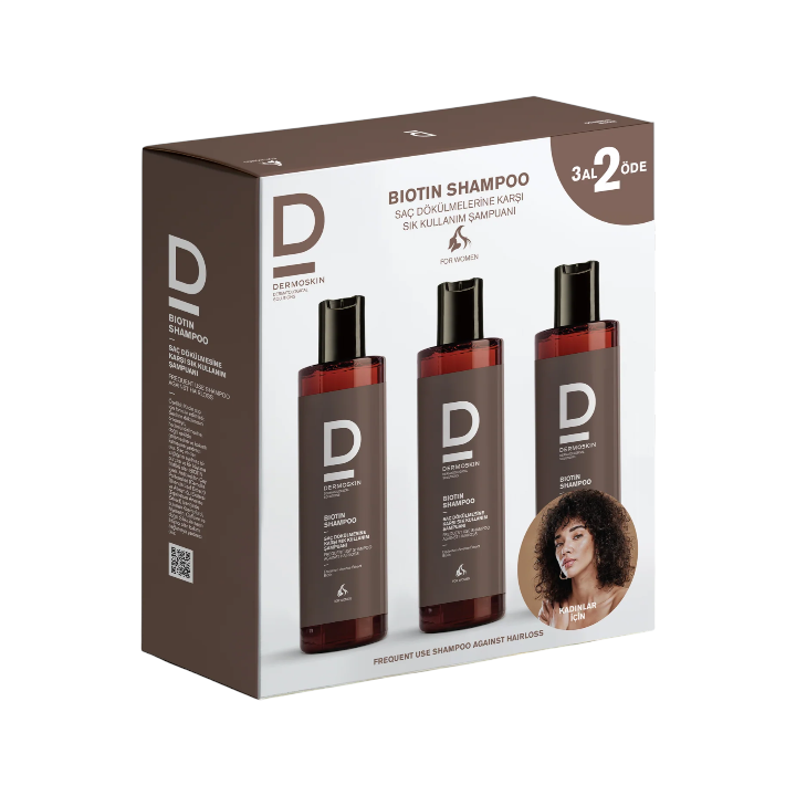Dermoskin Biotin Şampuan (Kadın) 200 mL 3 Al 2 Öde