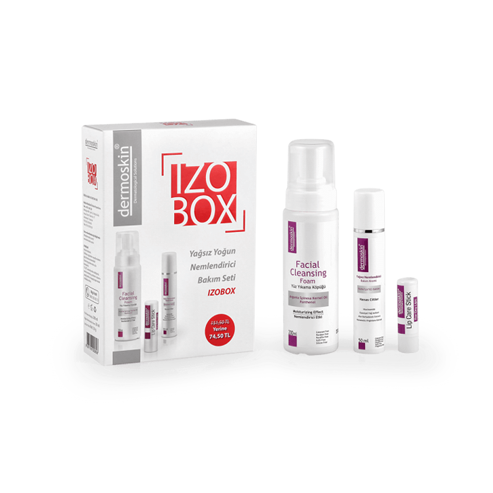 Dermoskin Izobox Yağsız Yoğun Nemlendirme Bakım Seti