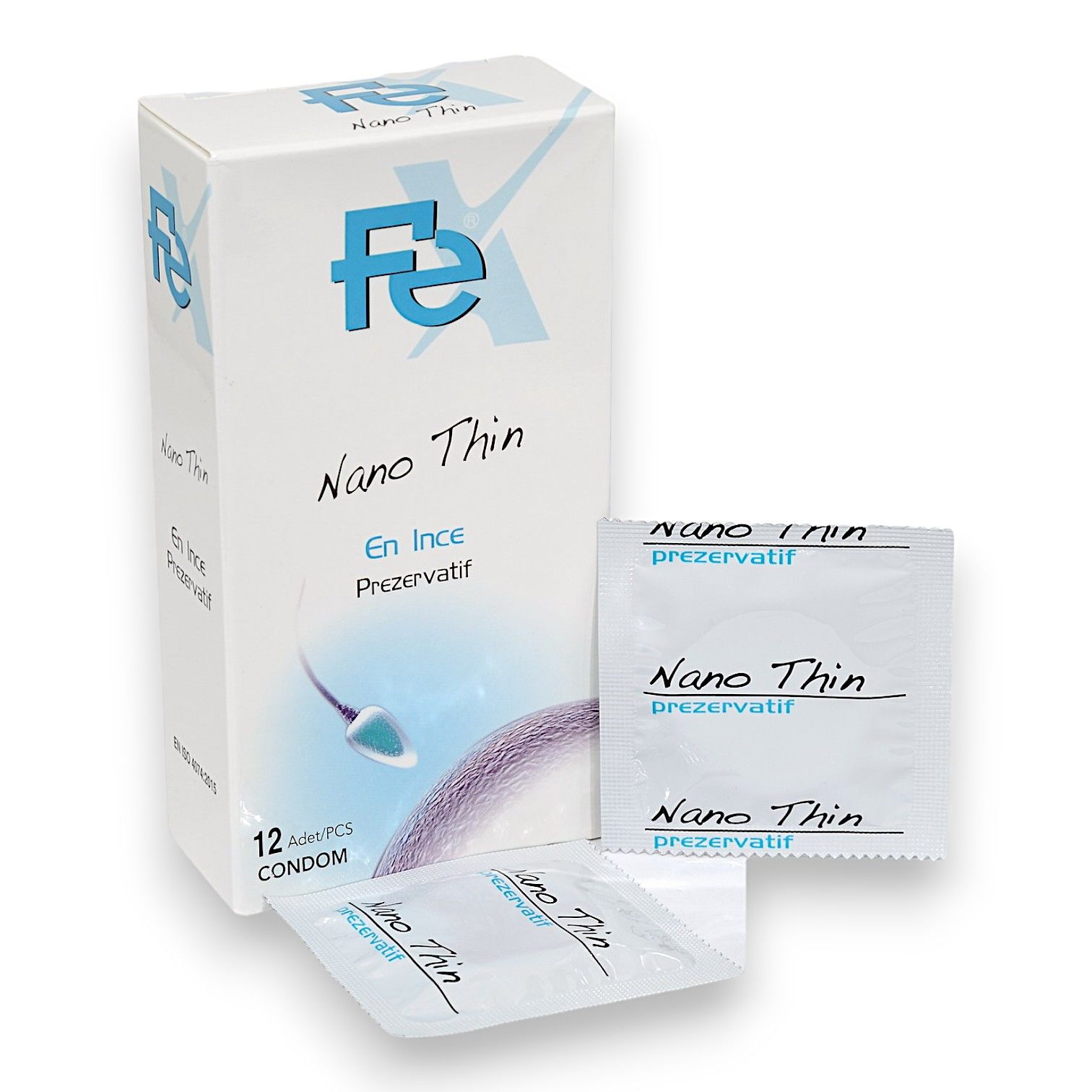 Fe Nano Thin Prezervatif 12 Adet