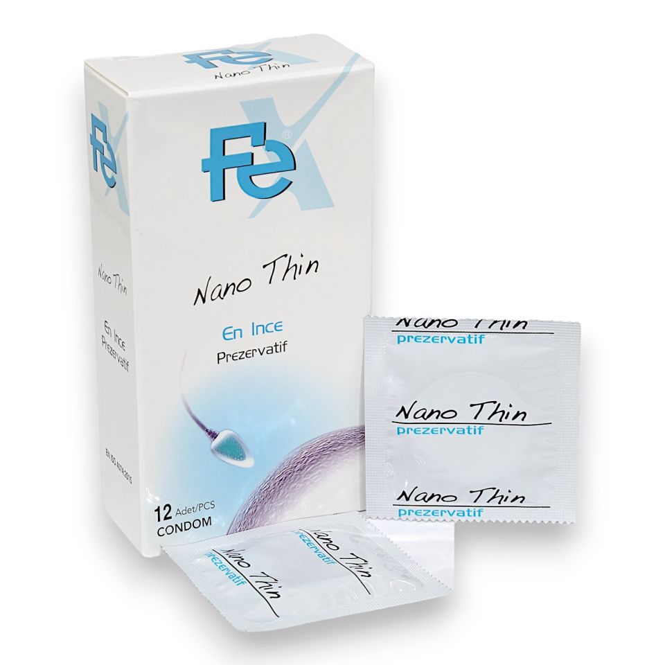 Fe Nano Thin Prezervatif 12 Adet