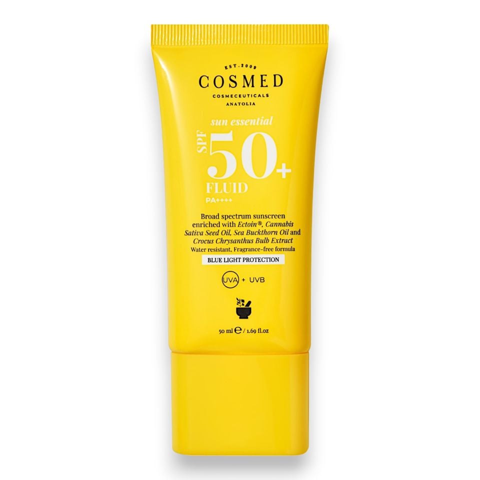Cosmed Fluid SPF50+ Tüm Cilt Tipleri için Yüz Güneş Kremi 50 ml