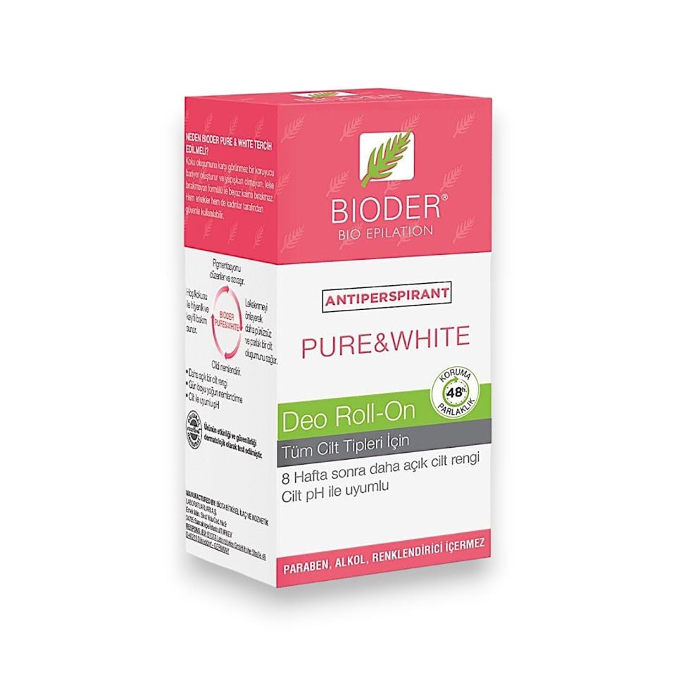 Bioder Pure & White Deo Roll-On 50 ml