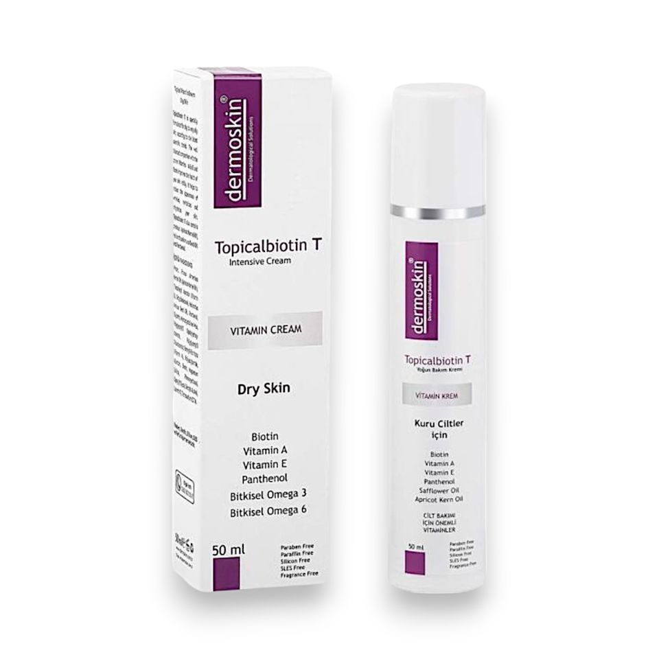 Dermoskin Topicalbiotin T Kuru Ciltler İçin Bakım Kremi 50 ml
