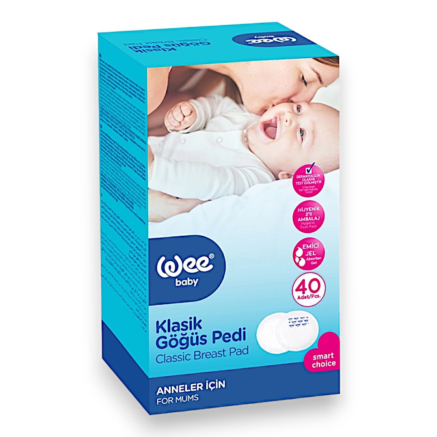 Wee Baby Klasik Göğüs Pedi 40 Adet