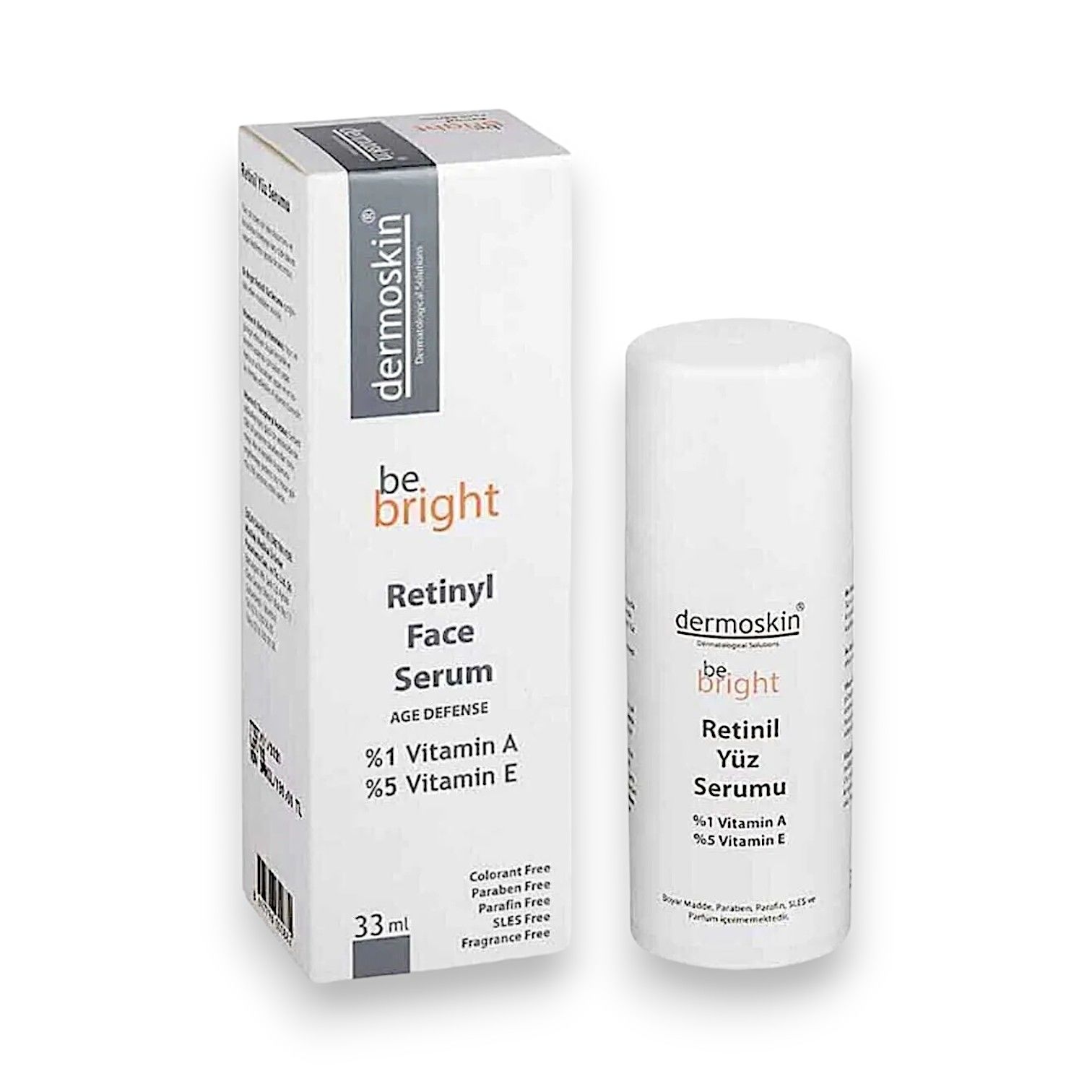 Dermoskin Be Bright Retinil Yüz Serumu 33 ml