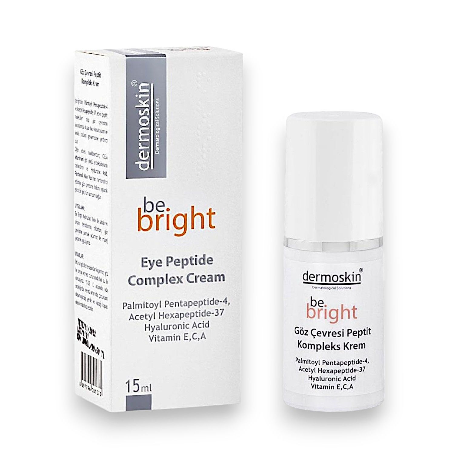 Dermoskin Be Bright Göz Çevresi Peptit Kompleks Krem 15 ml