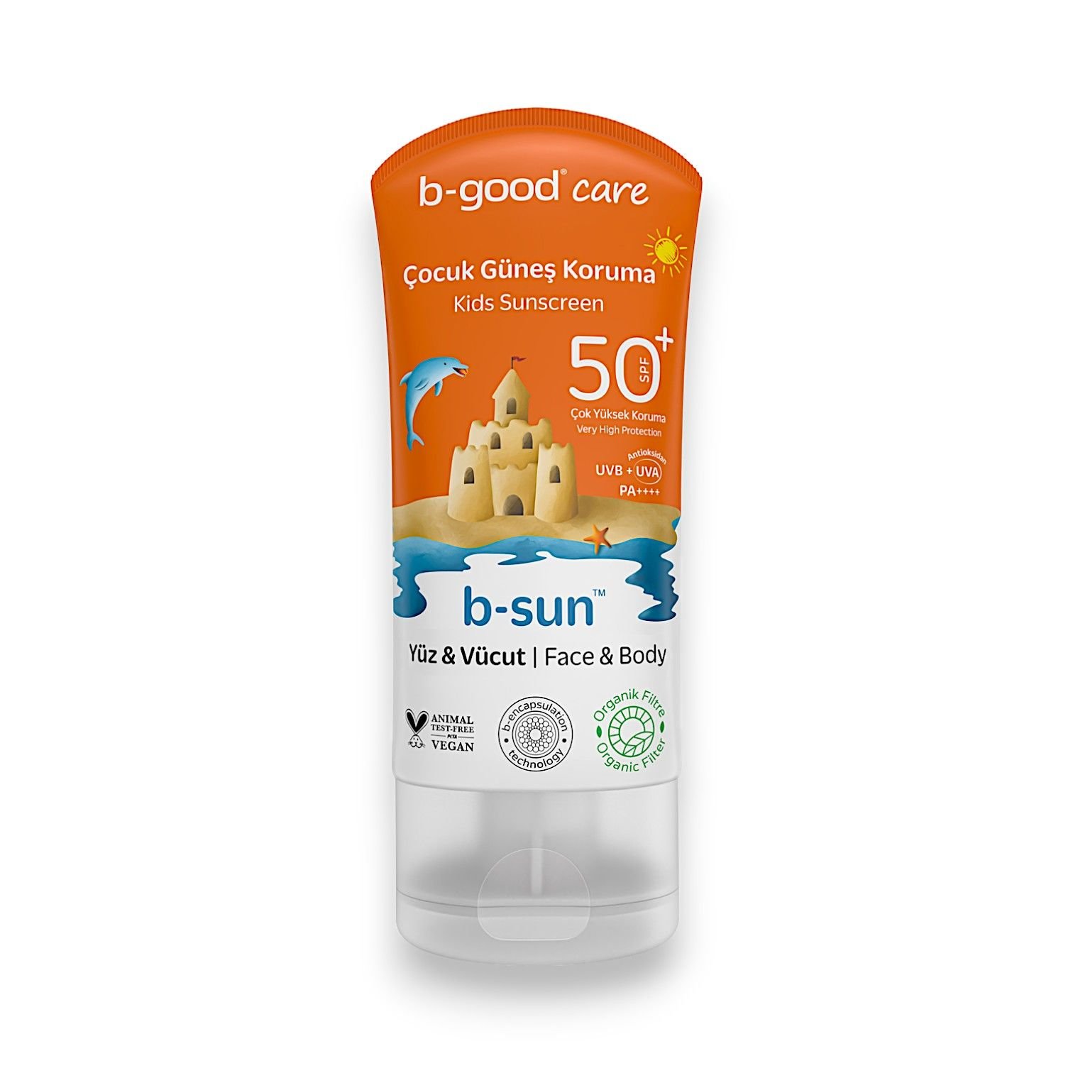 B-good Kids Sunscreen Çocuk Güneş Koruma Yüz ve Vücut SPF50+ 150 mL