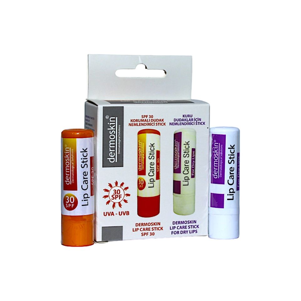 Dermoskin Lipcare Stick - Lipcare Stick Spf 30 Set Kofre