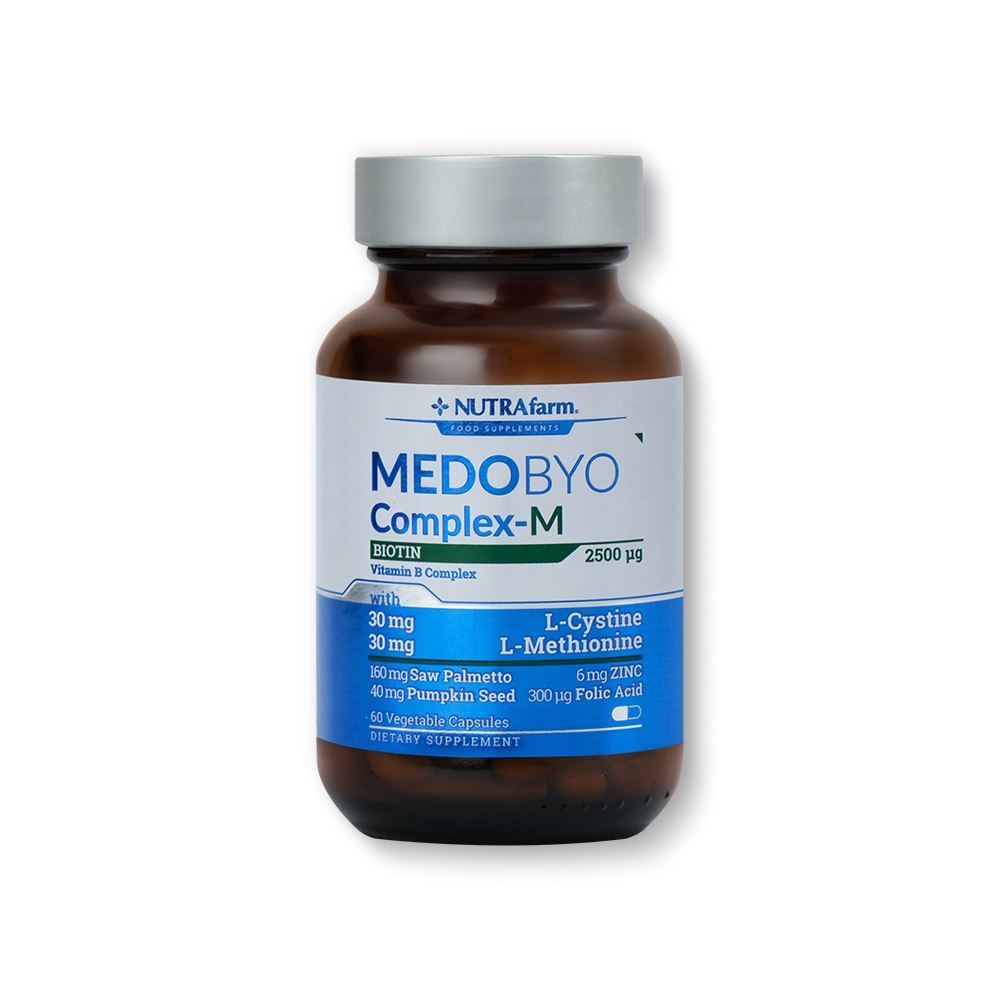 NutraFarm Medobyocomplex-M Biotin 60 Kapsül (Erkek)