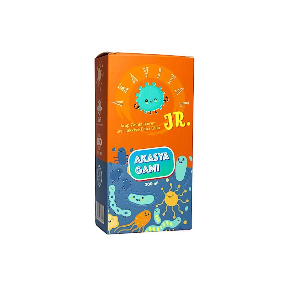 Akavital JR. Arap Zamkı İçeren Sıvı Takviye Edici Gıda 300 mL