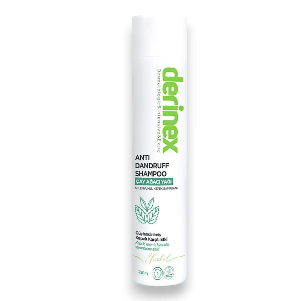 Derinex Çay Ağacı Yağı İçeren Selenyumlu Şampuan 250 mL