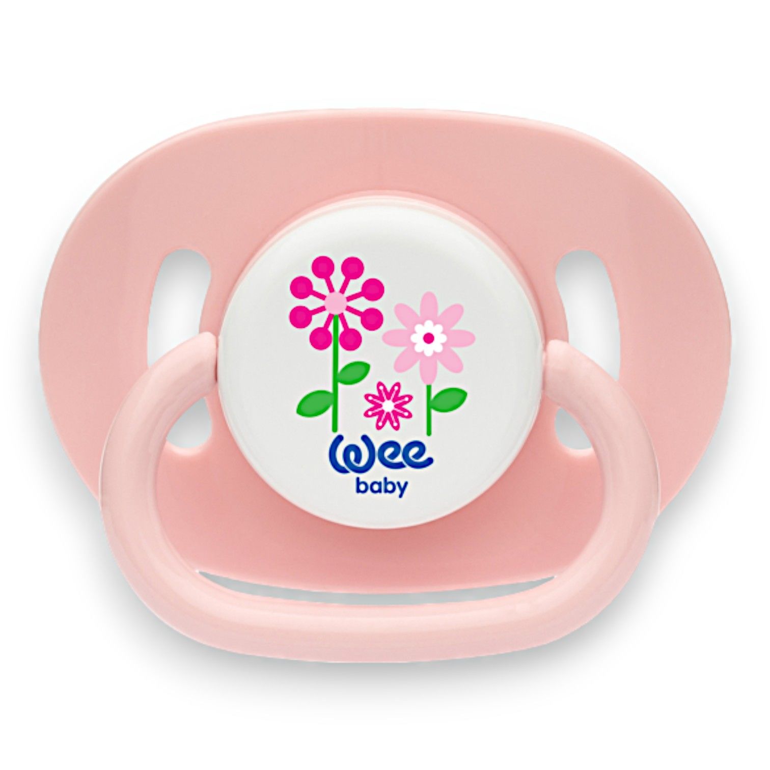 Wee Baby 829 Silikon Kiraz Uçlu Emzik No: 1 - Pembe