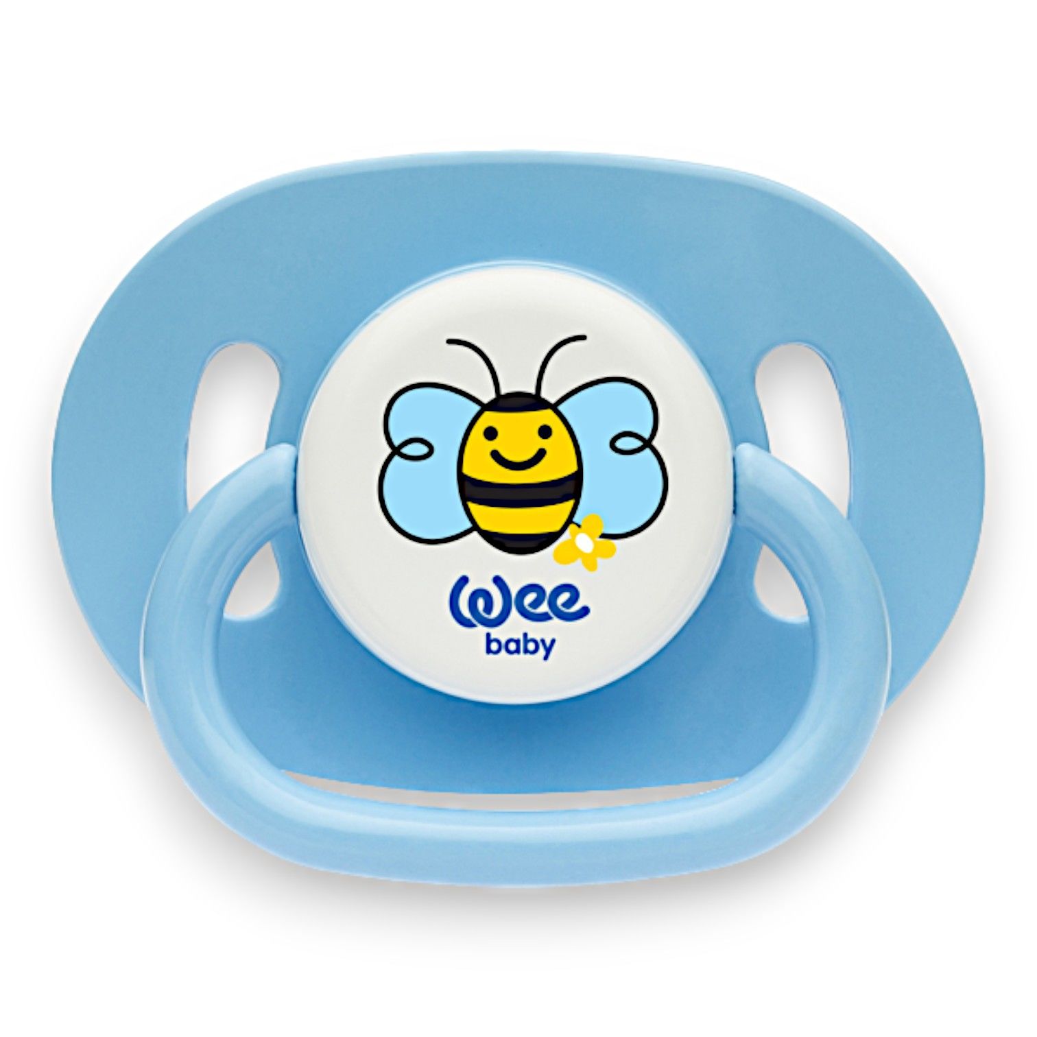 Wee Baby 829 Silikon Kiraz Uçlu Emzik No: 1 - Mavi