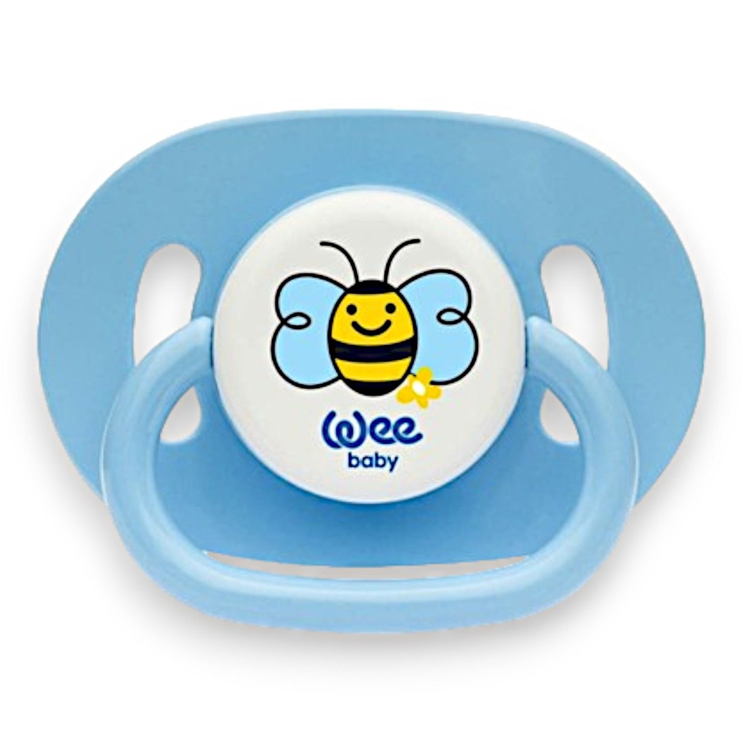 Wee Baby 830 Silikon Emzik No: 2 - Mavi