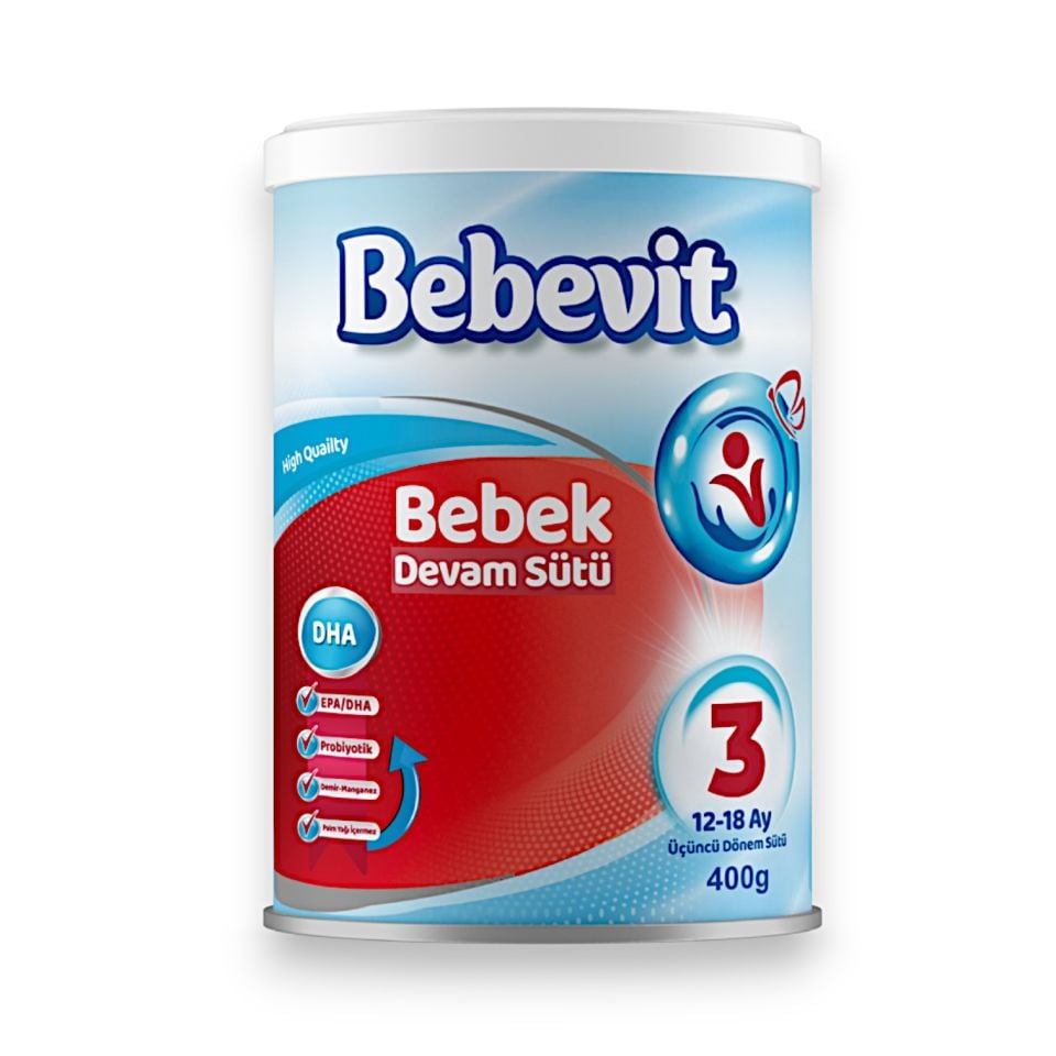 Bebevit Bebek Devam Sütü 400 gr (12-18 Ay No:3)