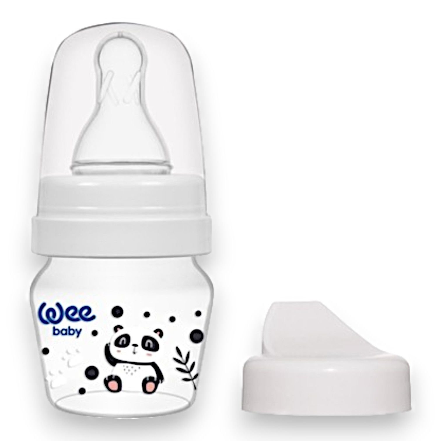 Wee Baby Mini Cam Alıştırma Bardağı Seti - Beyaz