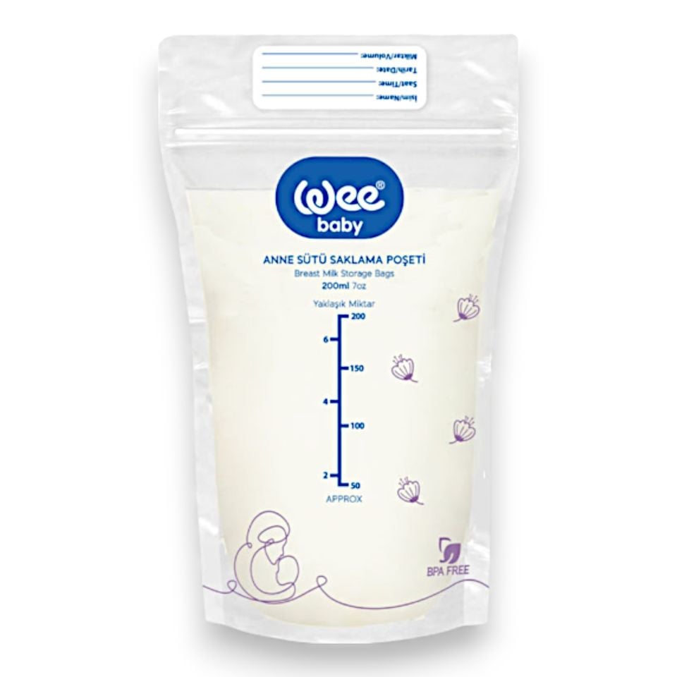Wee Baby Anne Sütü Saklama Poşeti 20'li