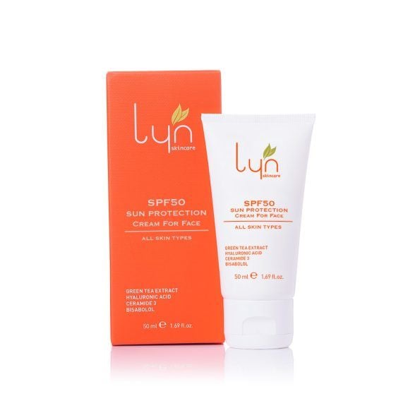 Lyn Güneş Koruyucu Krem Yüz için SPF50+ 50 mL