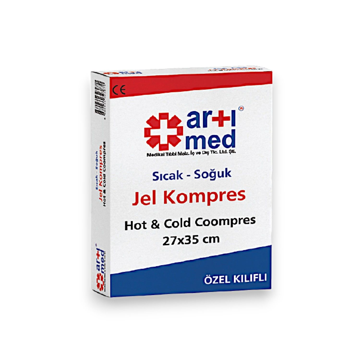 Artımed Sıcak Soğuk Jel Kompres Özel Kılıflı 27x35 cm Büyük Boy