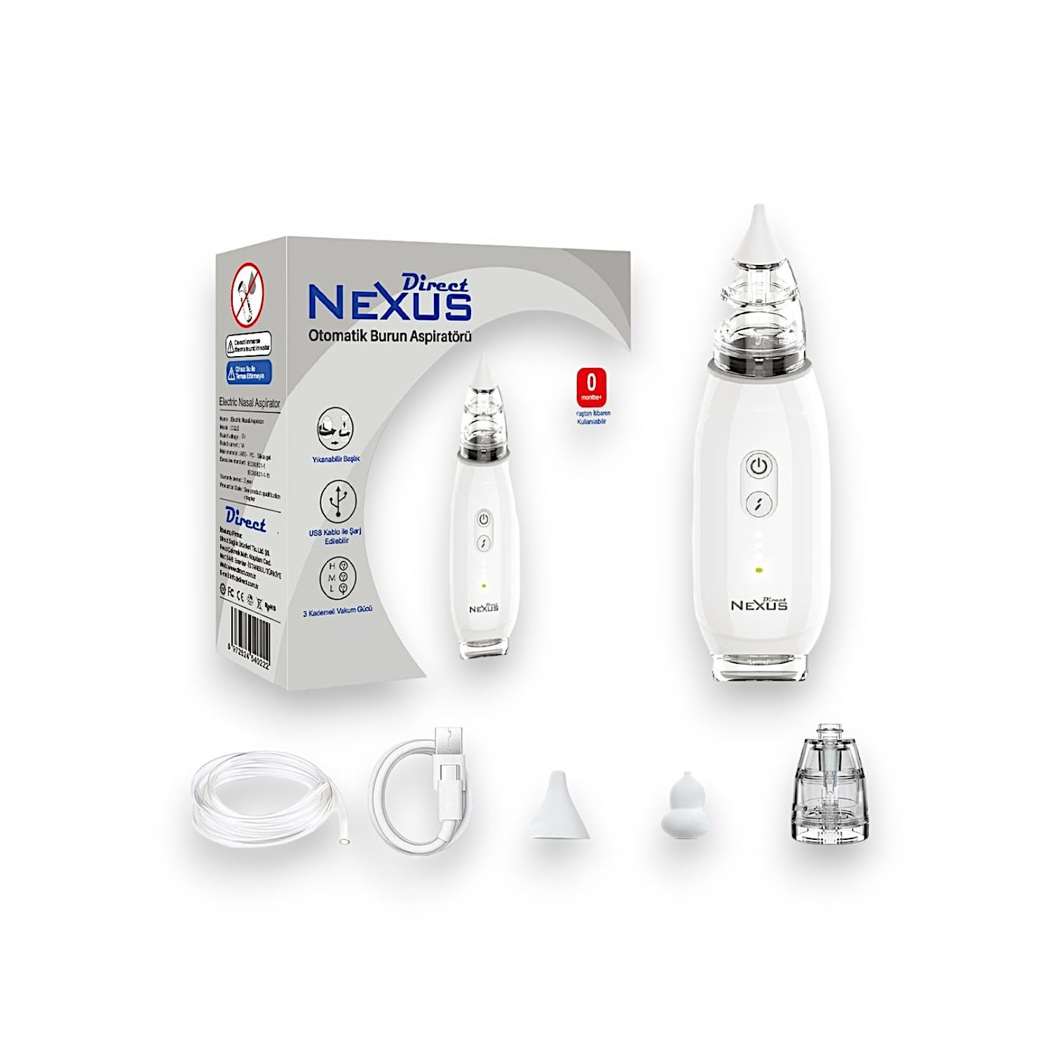 Direct Nexus Elektrikli Burun Aspiratörü