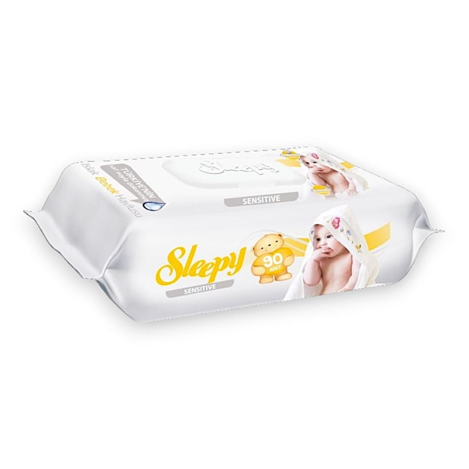 Sleepy Sensitive Islak Bebek Havluları 90 Yaprak