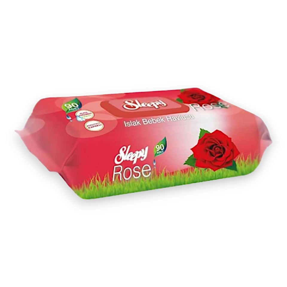 Sleepy Rose Gül Kokulu Islak Havlu 90'lı