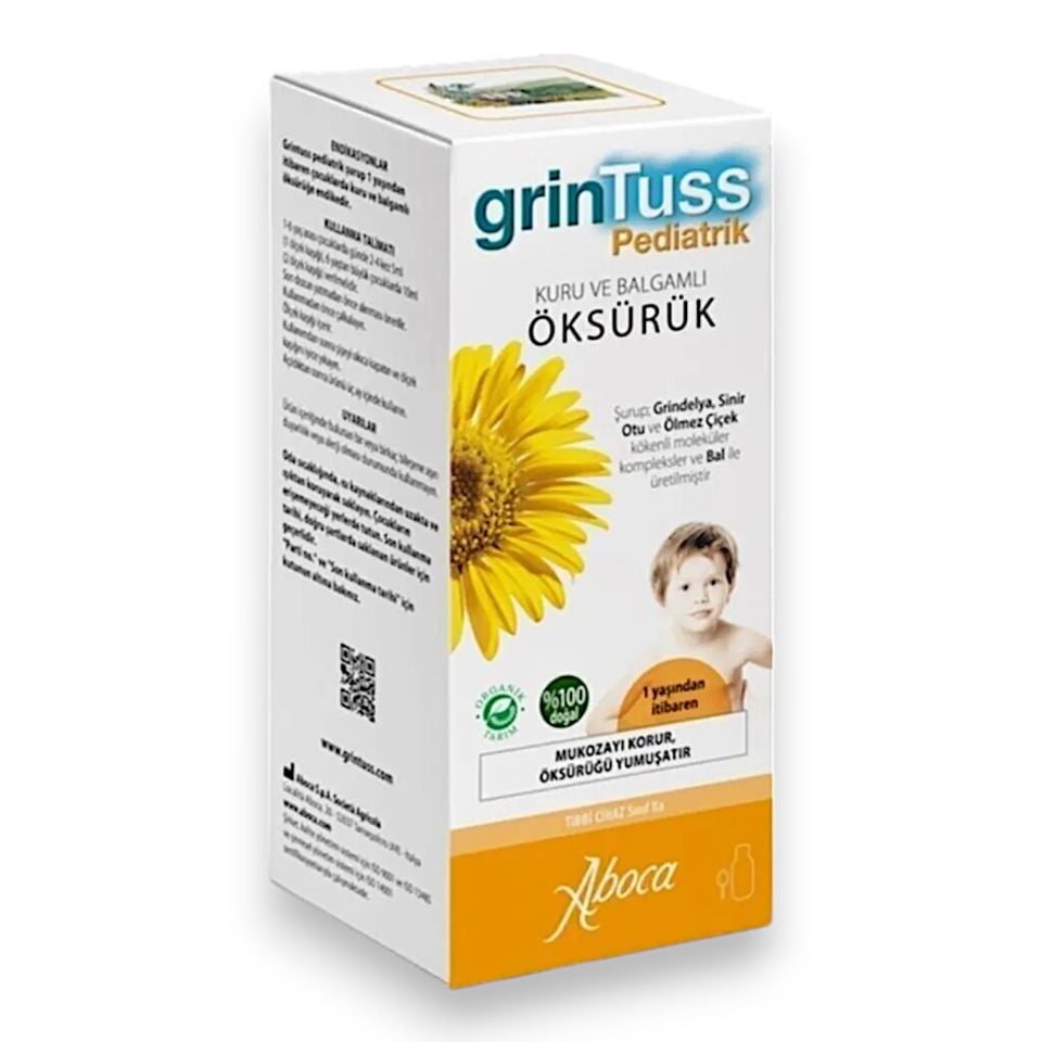 Grintuss Çocuk Öksürük Şurubu 128 gr