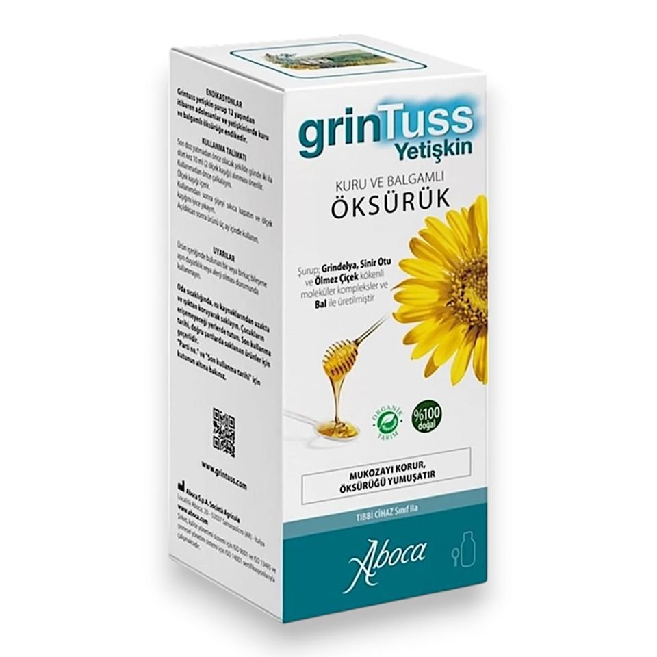 Grintuss Yetişkin Öksürük Şurubu 128 gr