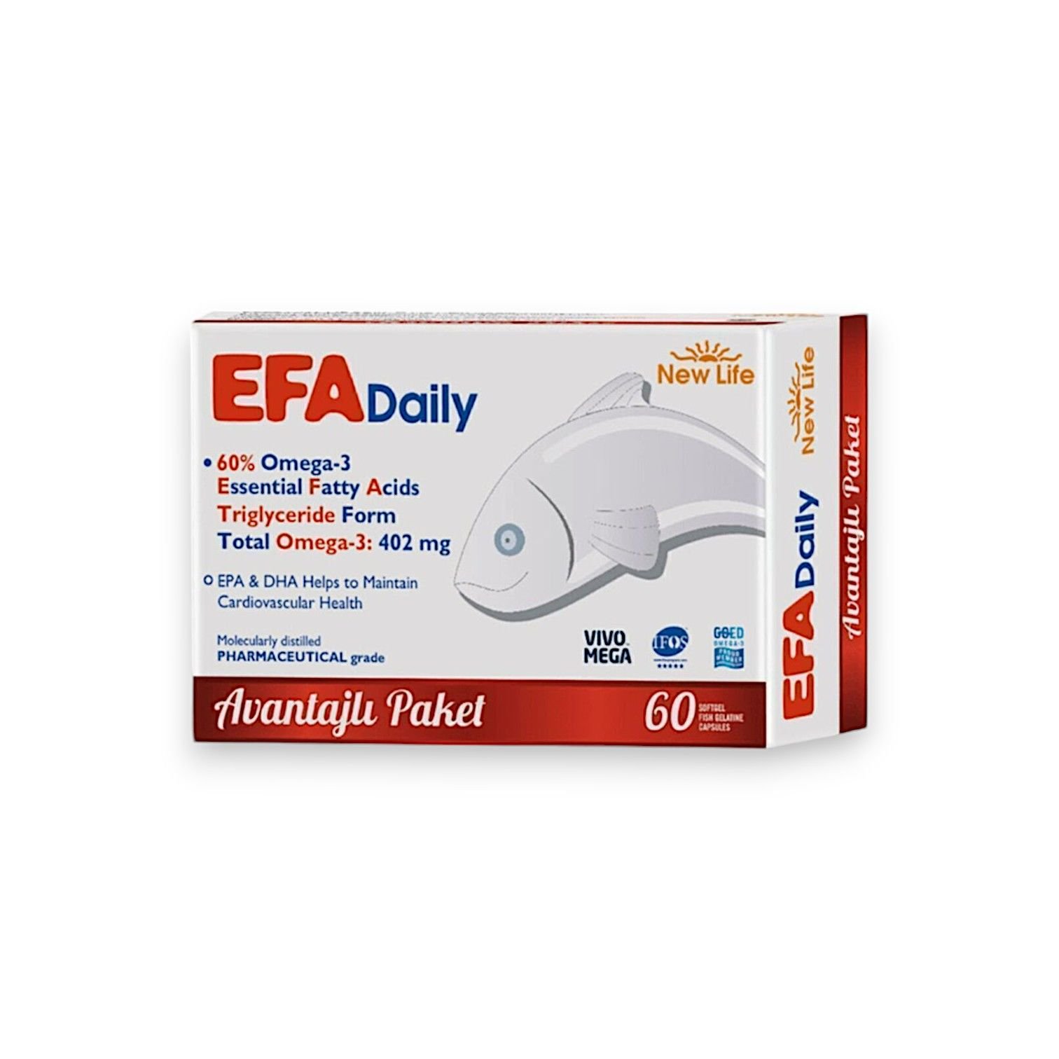 New Life EFA Daily 60 Kapsül