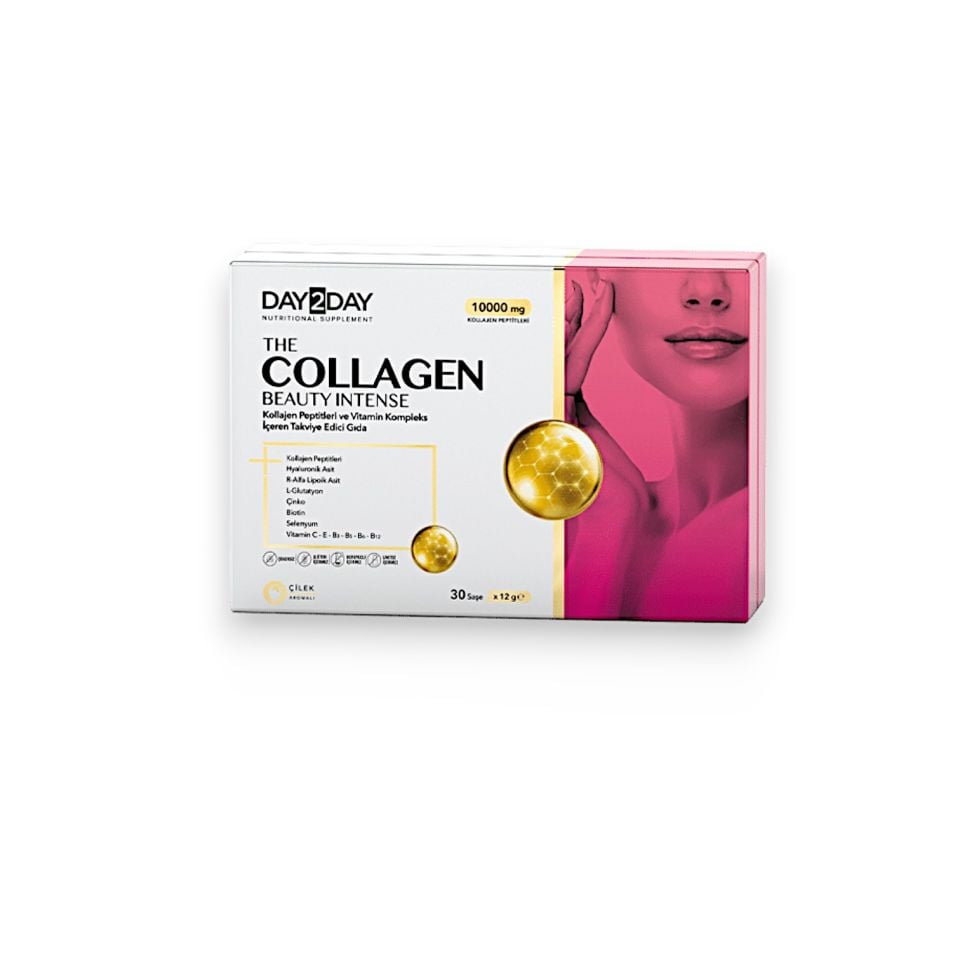 Day2Day The Collagen Beauty Intense 10000 mg Çilek Aromalı 30 Saşe