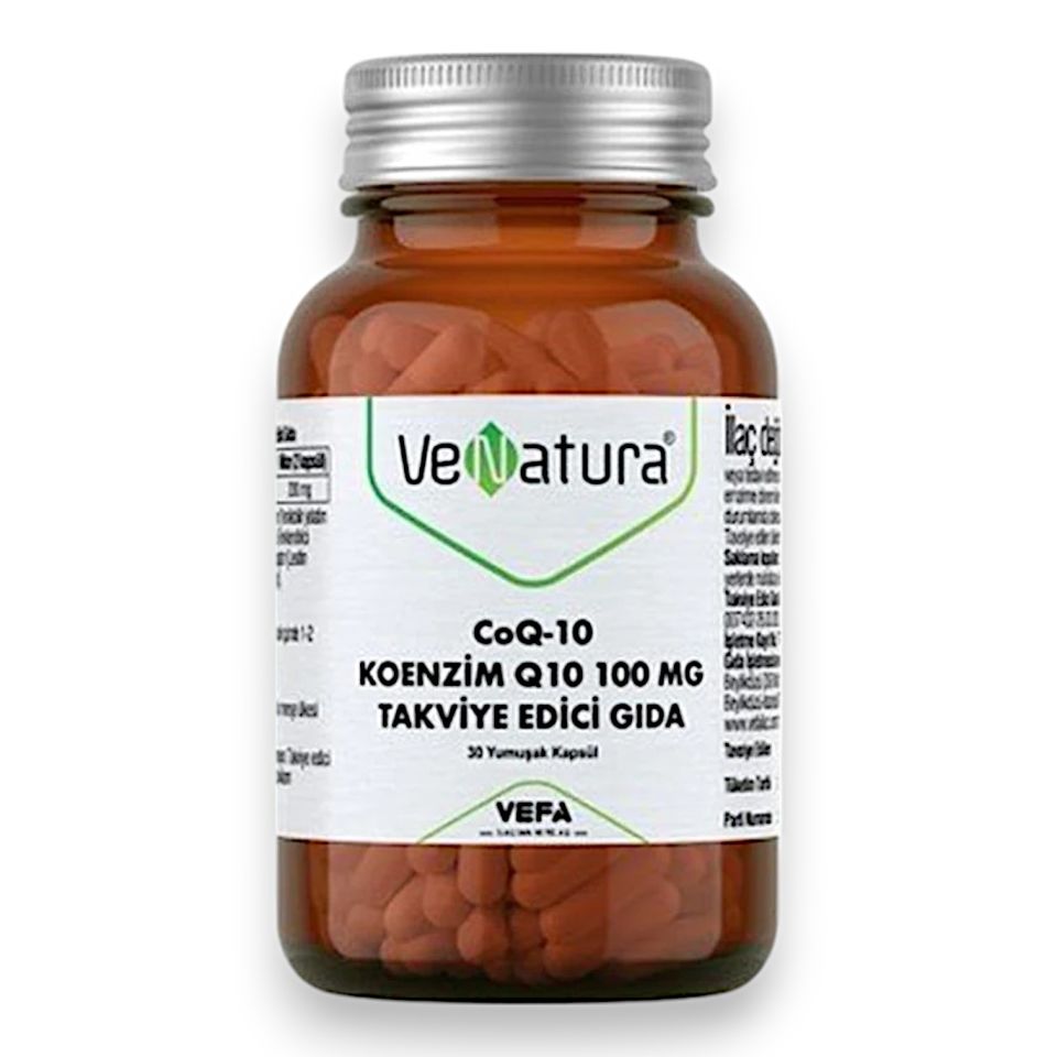 VeNatura CoQ-10 Koenzim Q10 100 mg 30 Yumuşak Kapsül