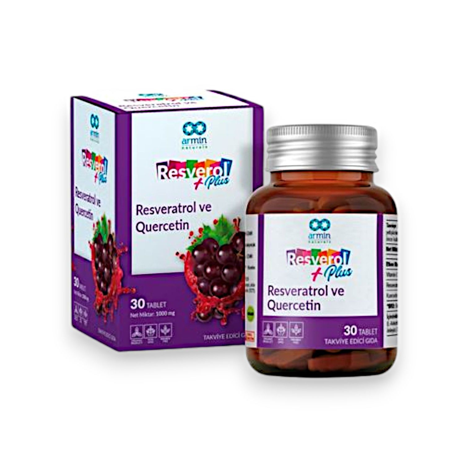 Armin Resverol Plus Quercetin 30 Tablet