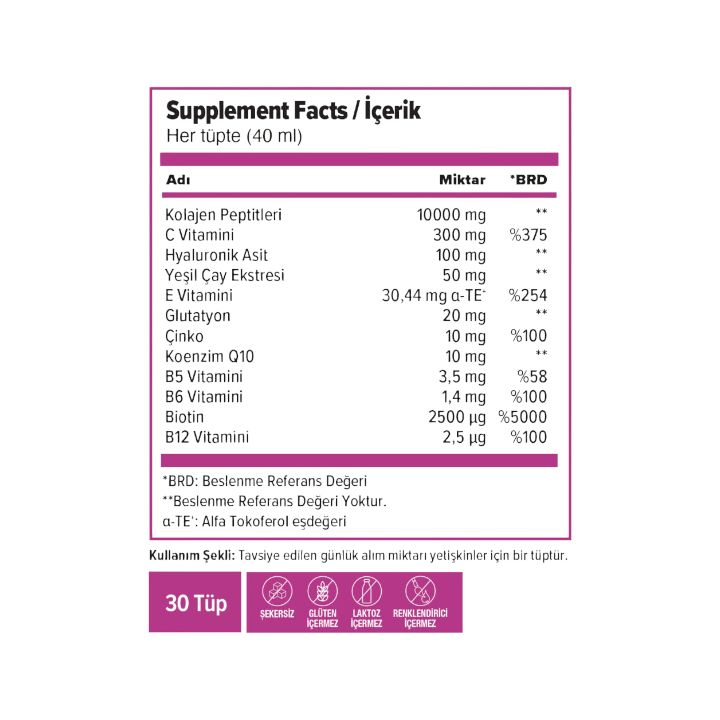 Day2Day The Collagen Beauty Plus 30 Tüp x 40 ml