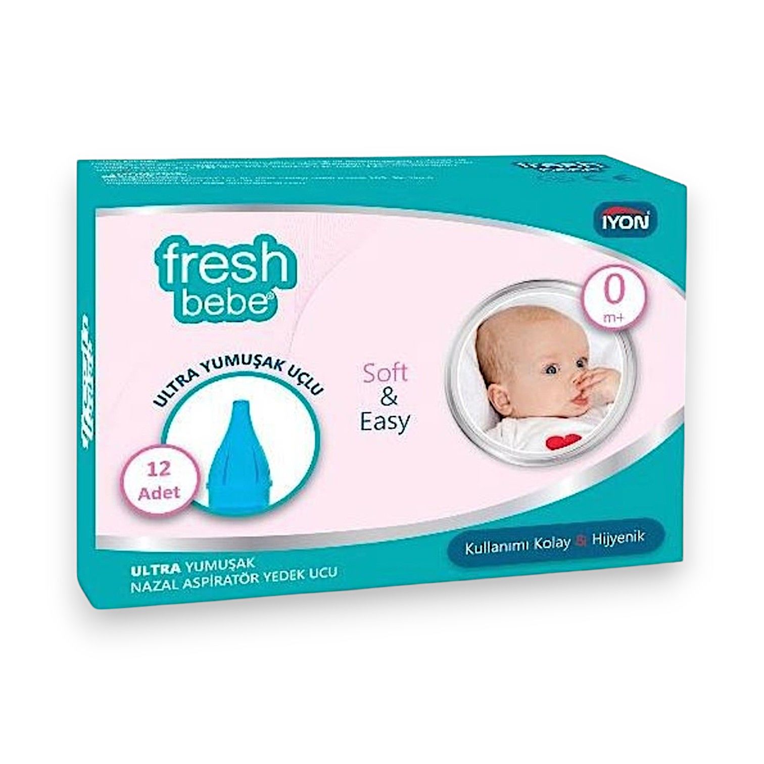 Fresh Bebe Ultra Yumuşak Uçlu Nazal Aspiratör Yedek Ucu 12 Adet
