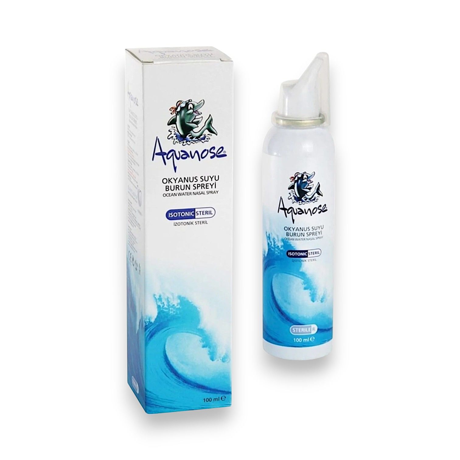 Aquanose Okyanus Suyu İzotonik Steril Burun Spreyi 100 ml