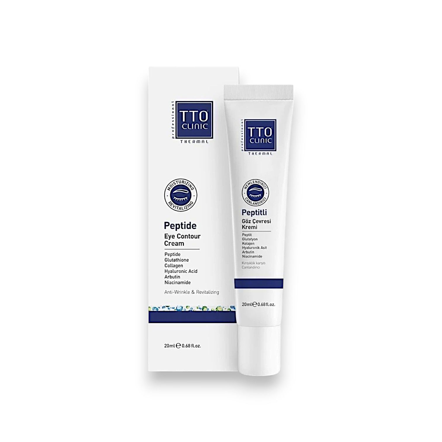 TTO Clinic Peptitli Göz Çevresi Kremi 20 ml