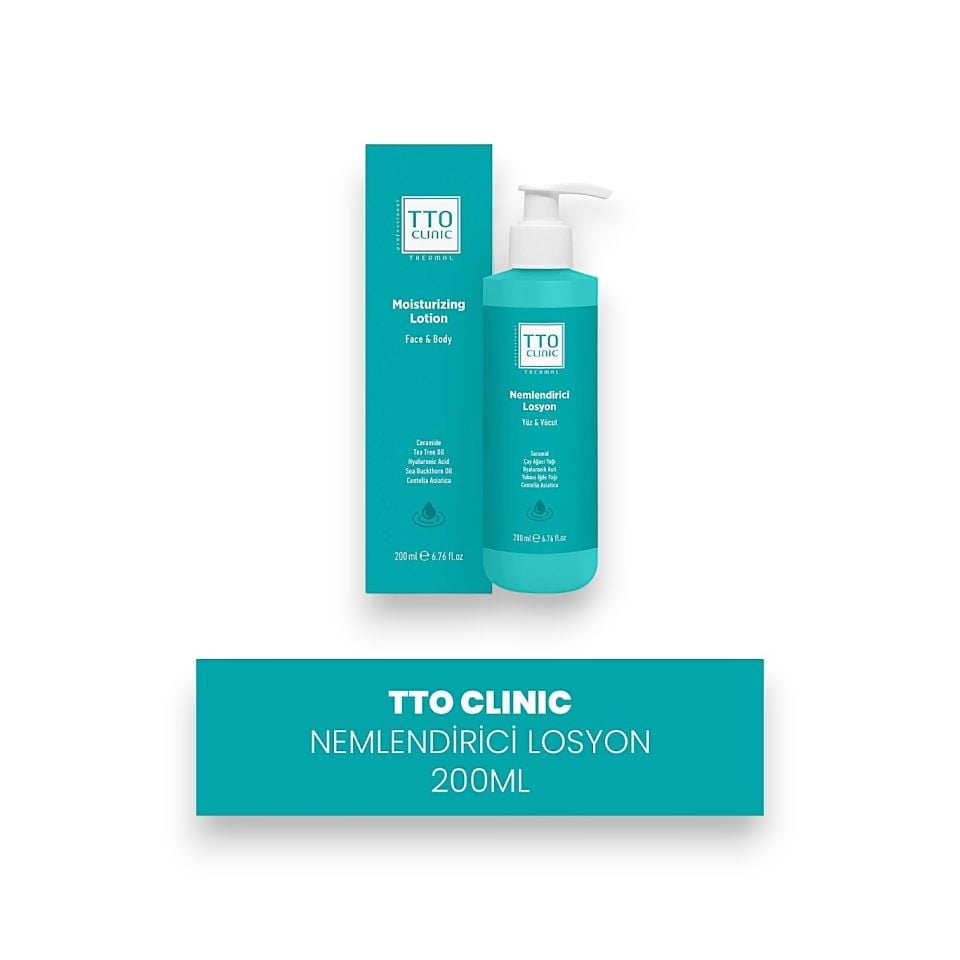 TTO Clinic Thermal Nemlendirici Yüz ve Vücut Losyonu 200 ml
