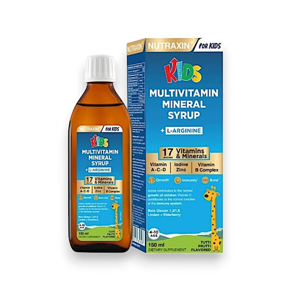 Nutraxin Kids Multivitamin Mineral Şurup 150 ml