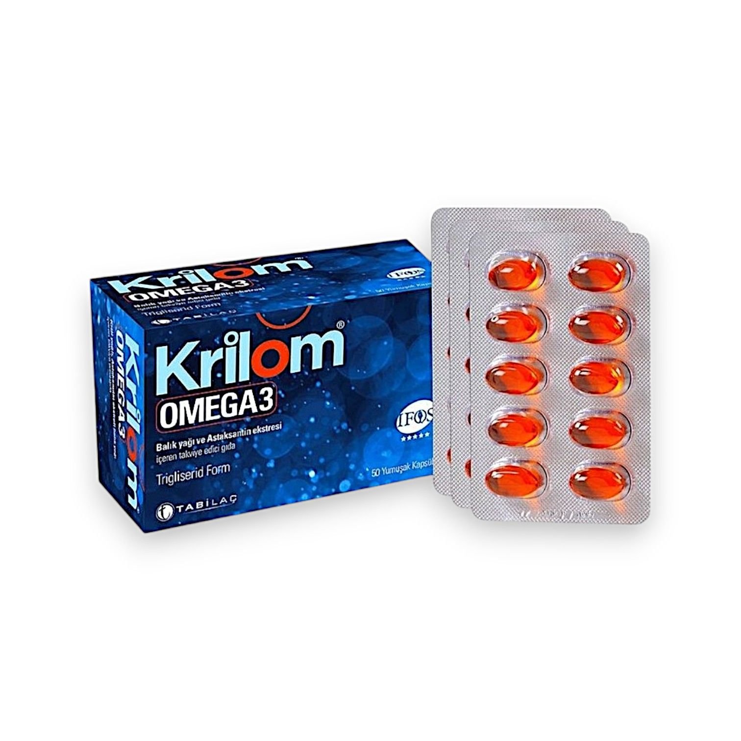 Krilom Omega-3 50 Yumuşak Kapsül